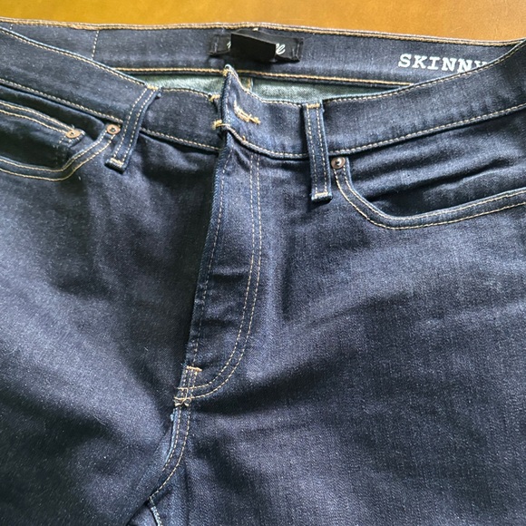 Madewell Dark Blue Denim Pants - Picture 2 of 6